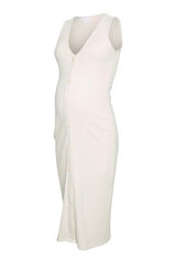 Mamalicious Vestido midi sin mangas maternity y lactancia  gris