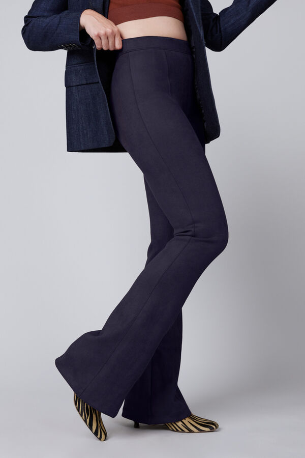 Spanx Leggins moldeadores efecto antelina azul