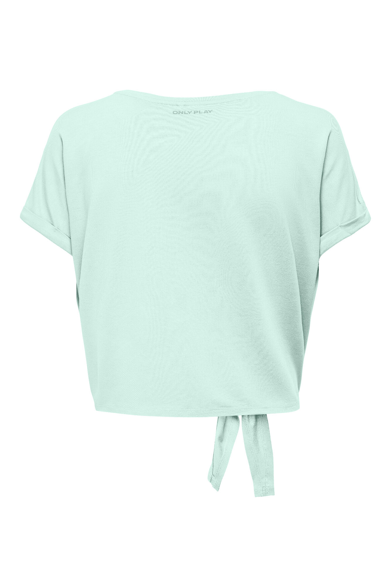 Only Play Camiseta crop con nudo