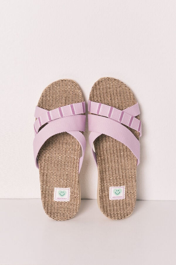 Women'secret Sand&aacute;lias de tiras SmileyWorld&reg; rosa