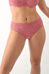 Promise Braga alta encaje rosa