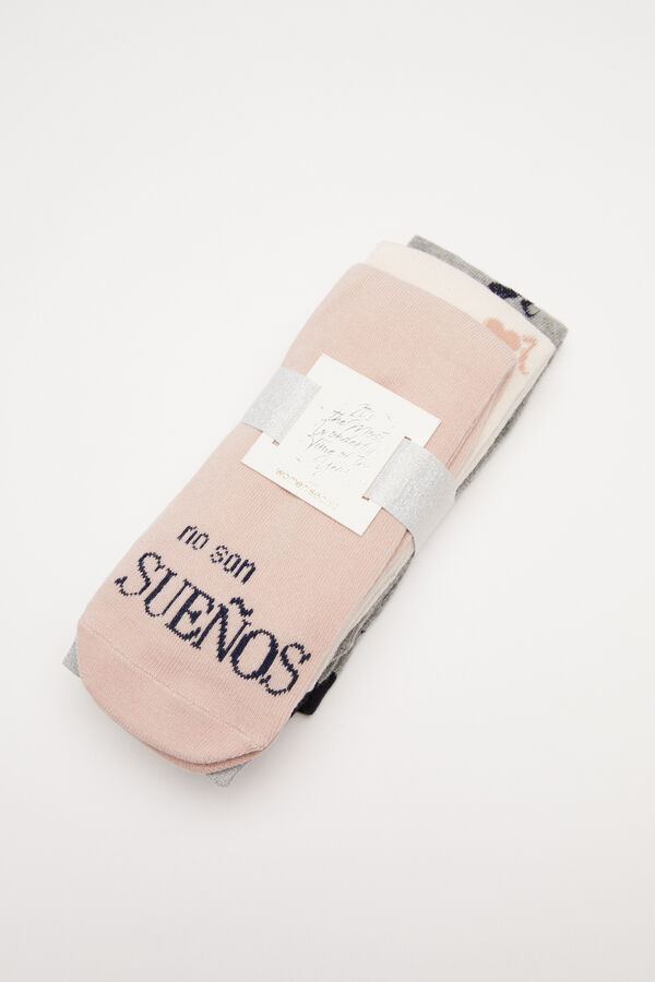 Women'secret Calcetines algod&oacute;n Harry Potter gris gris