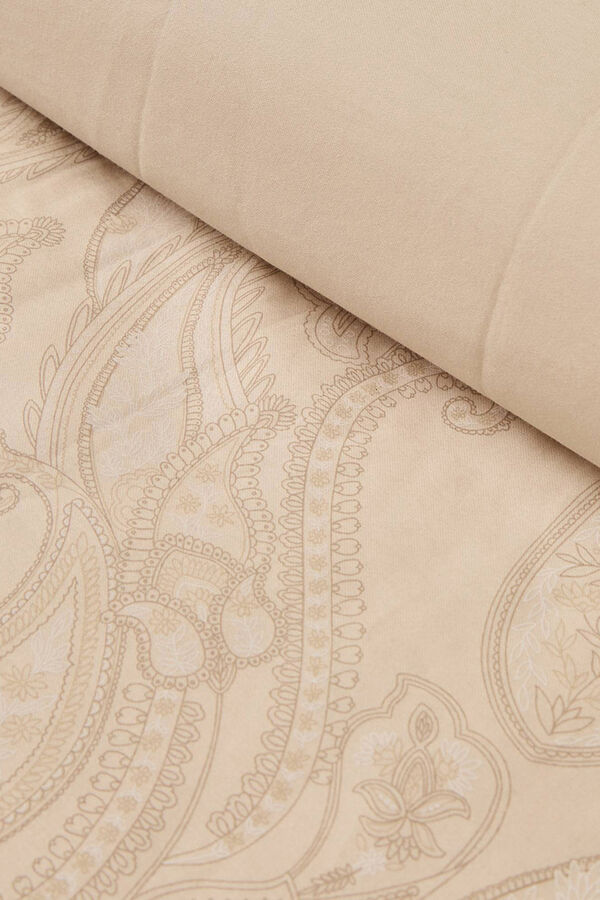 Textura Capa de edredom de cetim estampada estampado