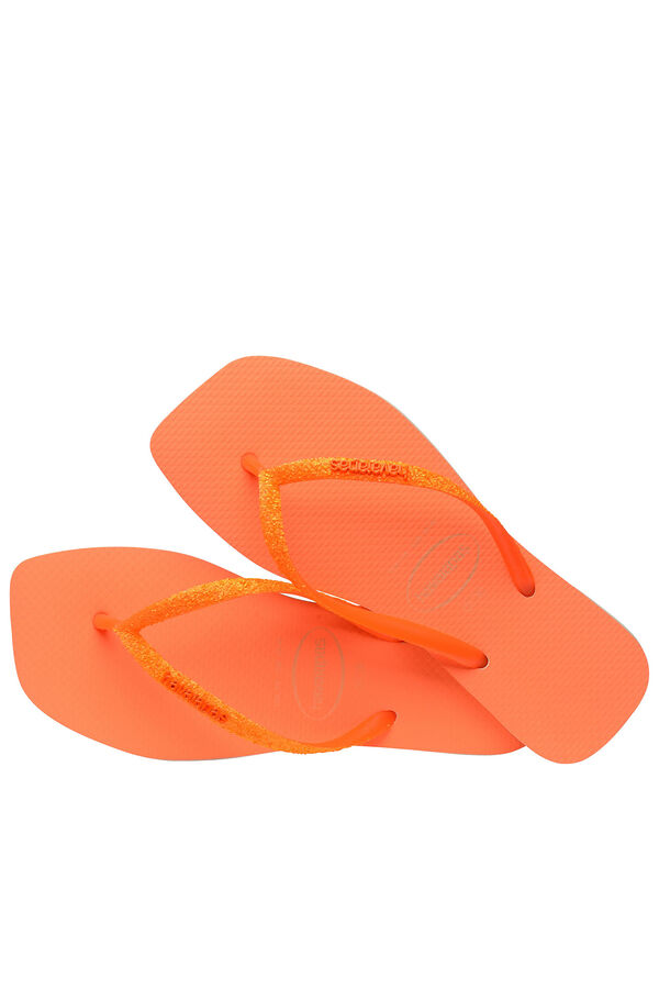Havaianas Chinelos Havaianas Square Glitter Neon vermelho