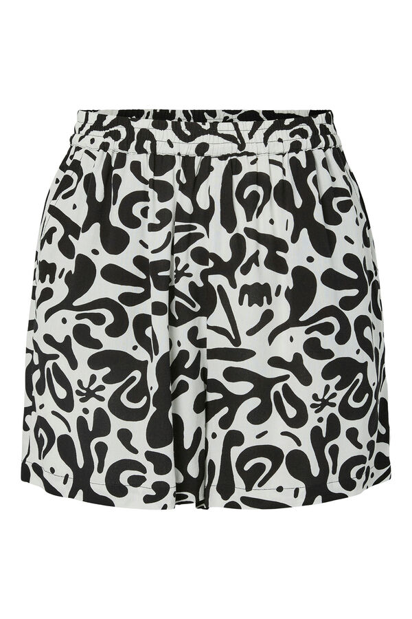 Pieces Cal&ccedil;&otilde;es em viscose ECOVERO&trade; estampados branco