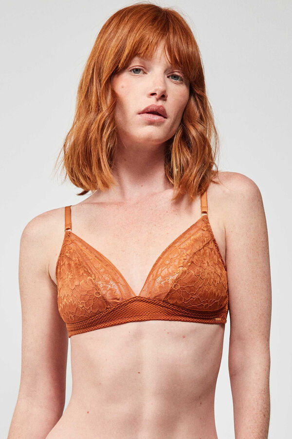 Gisela Sujetador triangular sin aro estampado