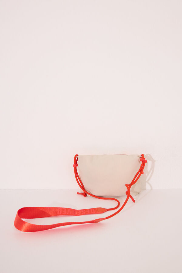 Women'secret Mala carteira de nylon bege cru