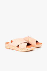 Popa Sandalia plataforma beige