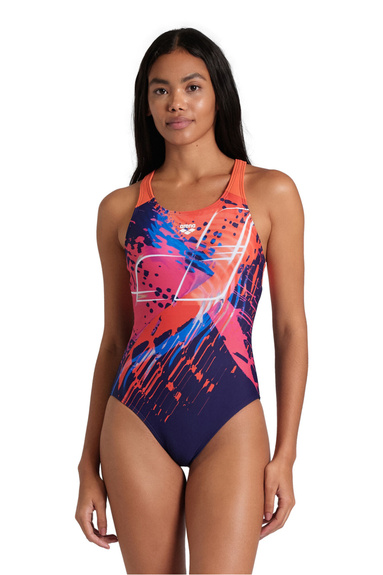 Arena Ba&ntilde;ador con sost&eacute;n arena Feel para mujer Funny Spot V Back