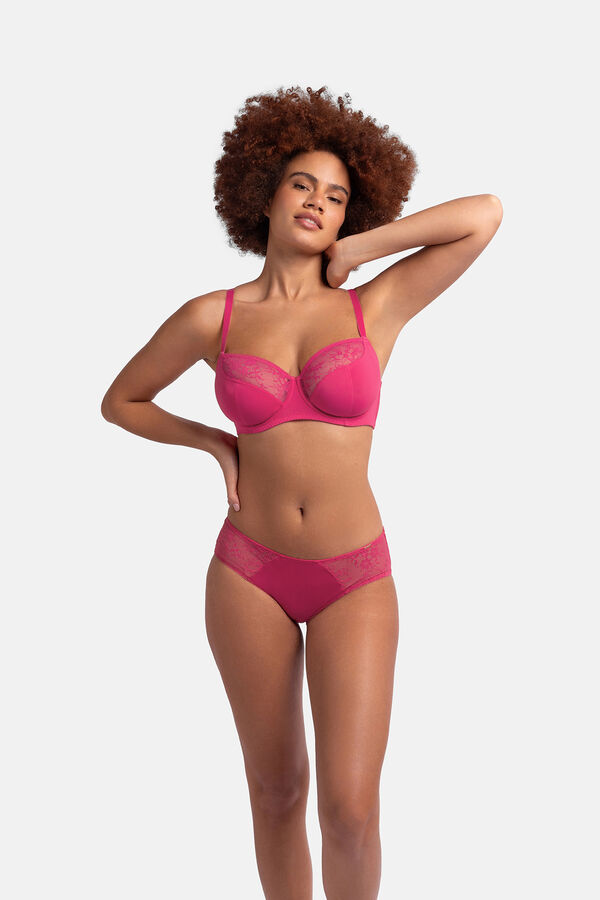 Dorina Pack de 2 sutiãs de renda rosa e nude rosa