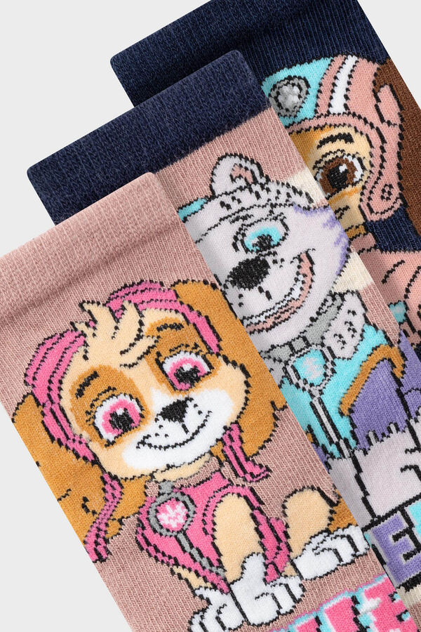 Name it Pack 3 calcetines PATRULLA CANINA beige