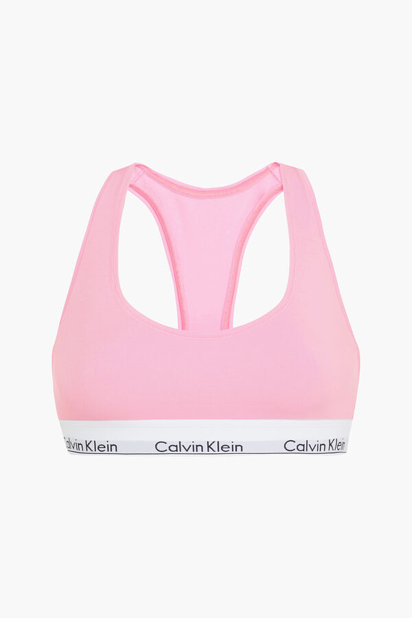 Calvin Klein Top algod&oacute;n Modern Cotton rosa