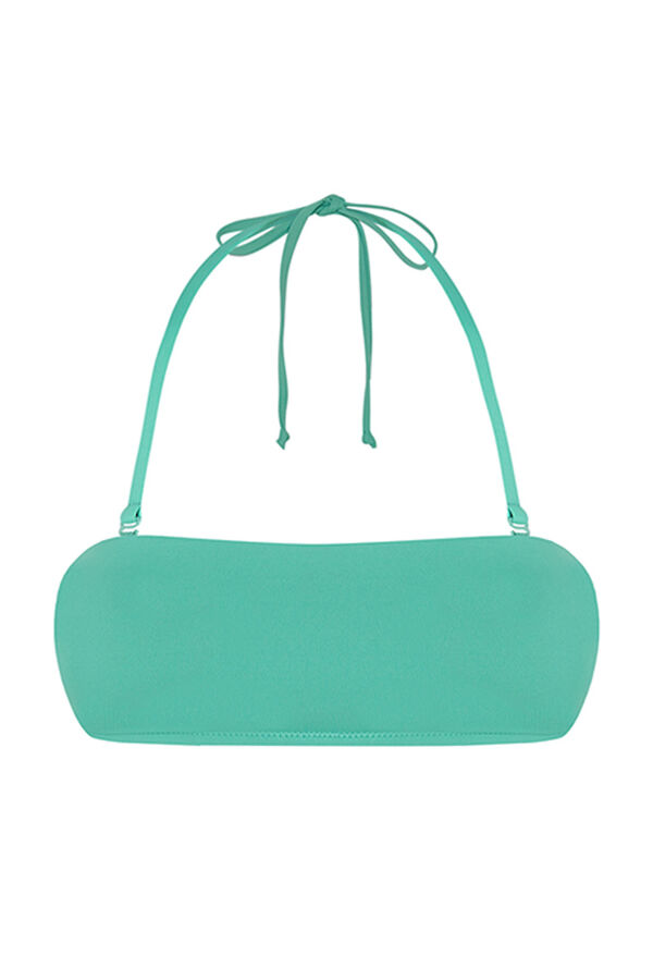 HI&BYE Top bikini bandeau verde verde