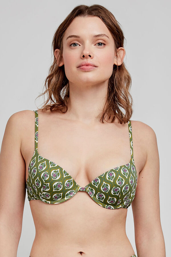 Gisela Top bikini push up estampado estampado