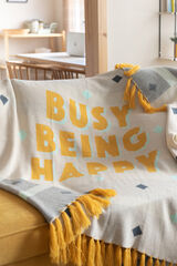 Mr. Wonderful Manta - Busy being happy estampado