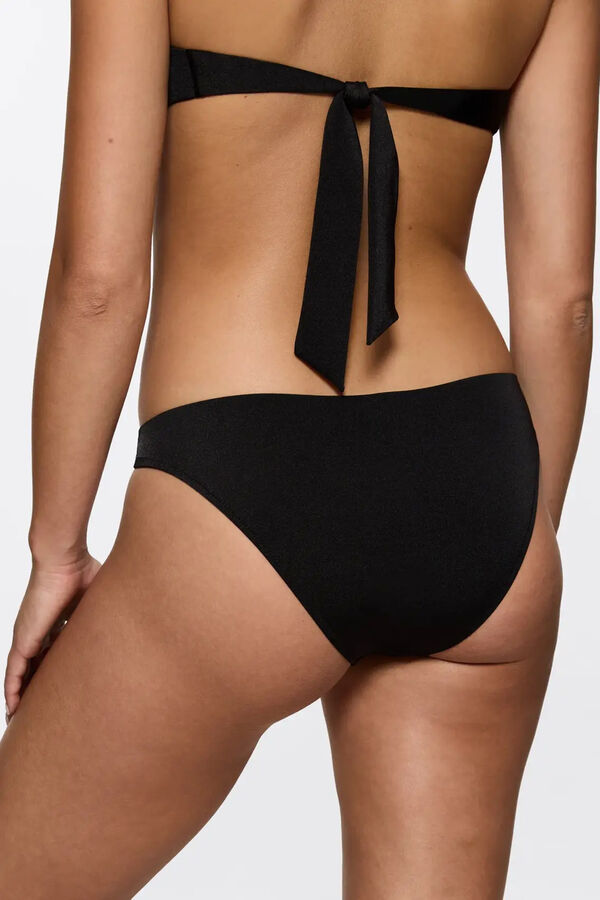 Triumph Calcinha de biquíni clássica com glitter preto