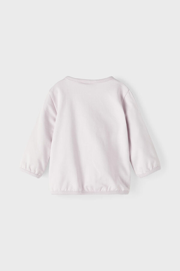 Womensecret Sweatshirt de bebé menina detalhe remendos rosa