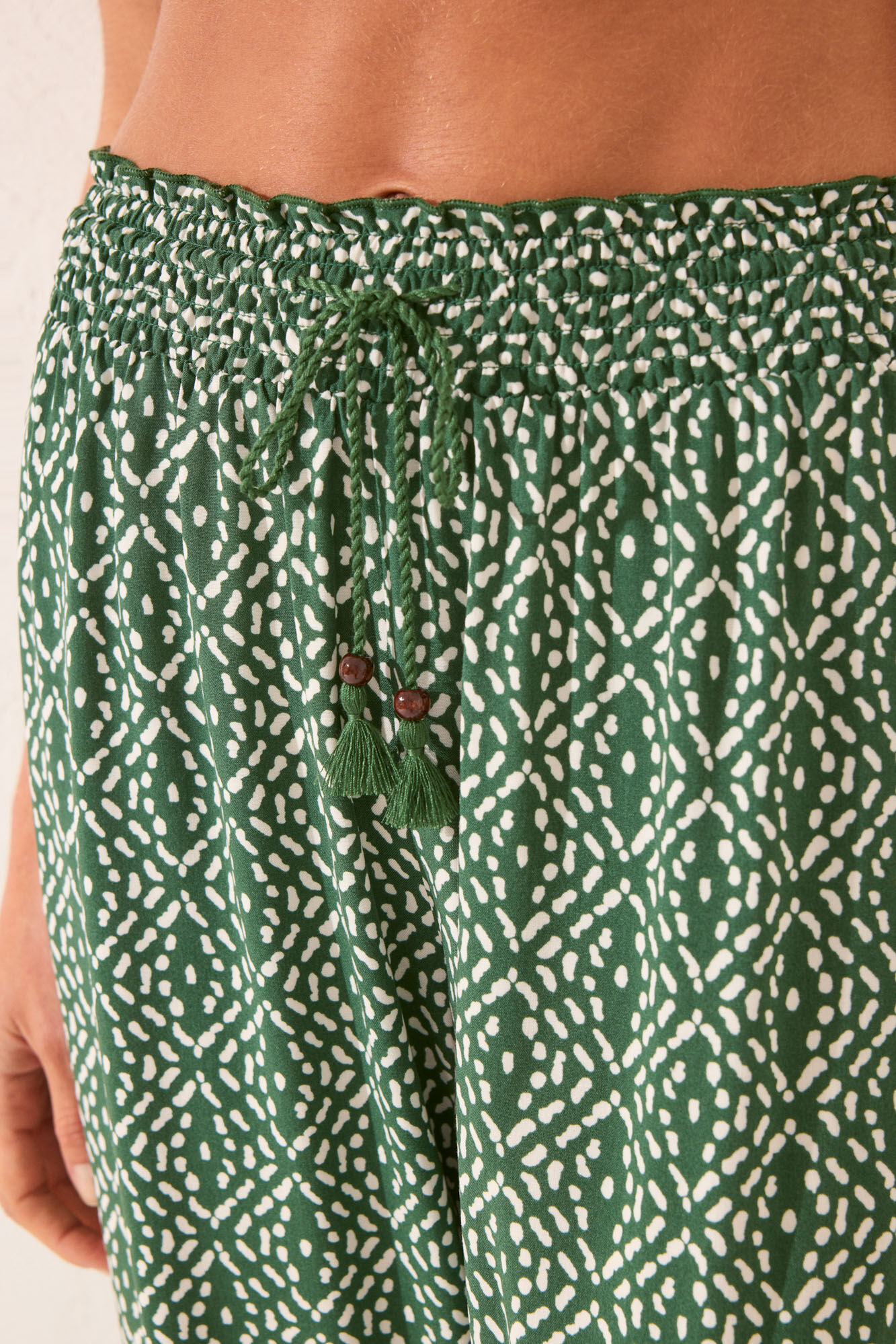 Women'secret Cal&ccedil;a comprida de viscose com estampado geom&eacute;trica