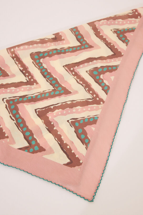 Women'secret Pa&ntilde;uelo print tribal multicolor estampado