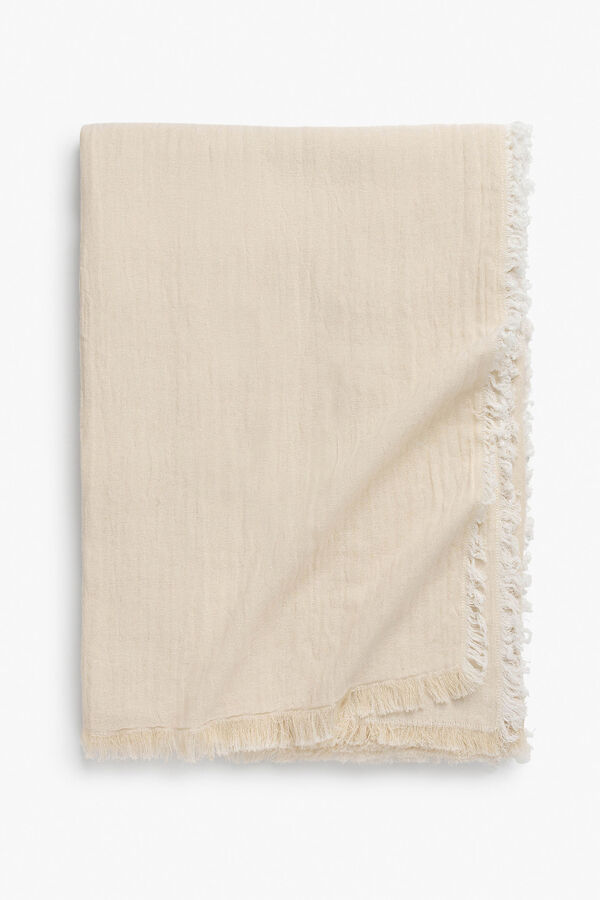 Calma House Toalha Layer 160x200 Cru estampado