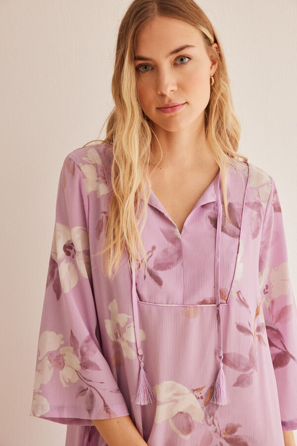 Women'secret Vestido caft&aacute;n flores estampado