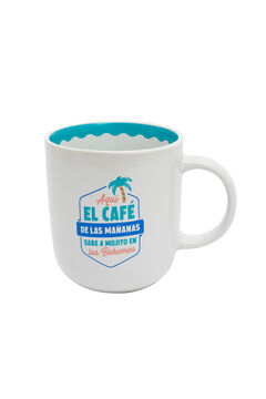 Womensecret Caneca - Aqui o café pela manhã sabe a mojito nas Bahamas estampado