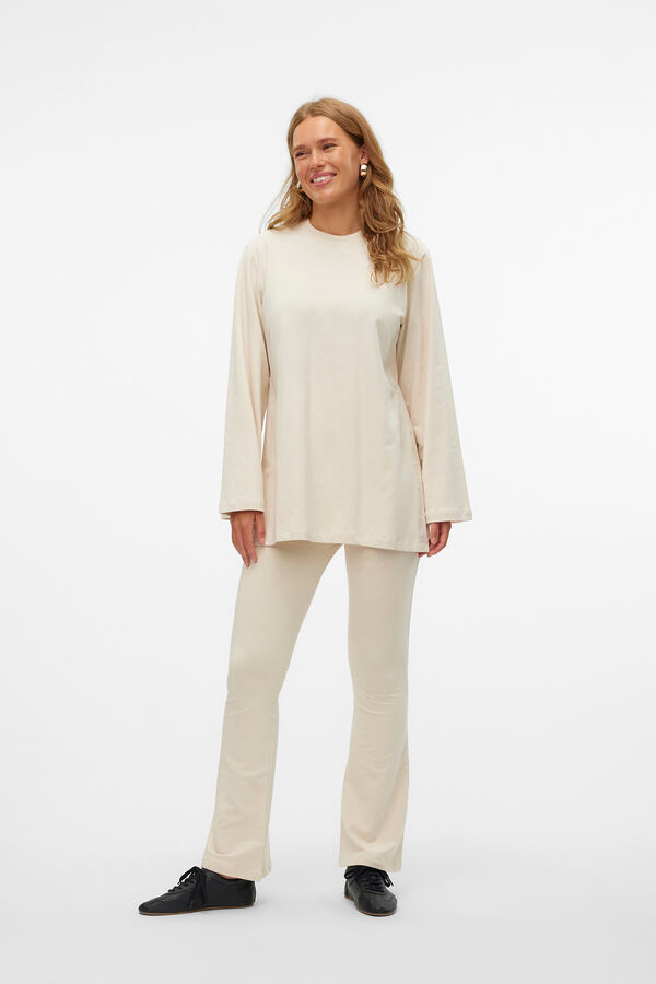 Mamalicious Sudadera de manga larga acampanada maternity y lactancia  gris