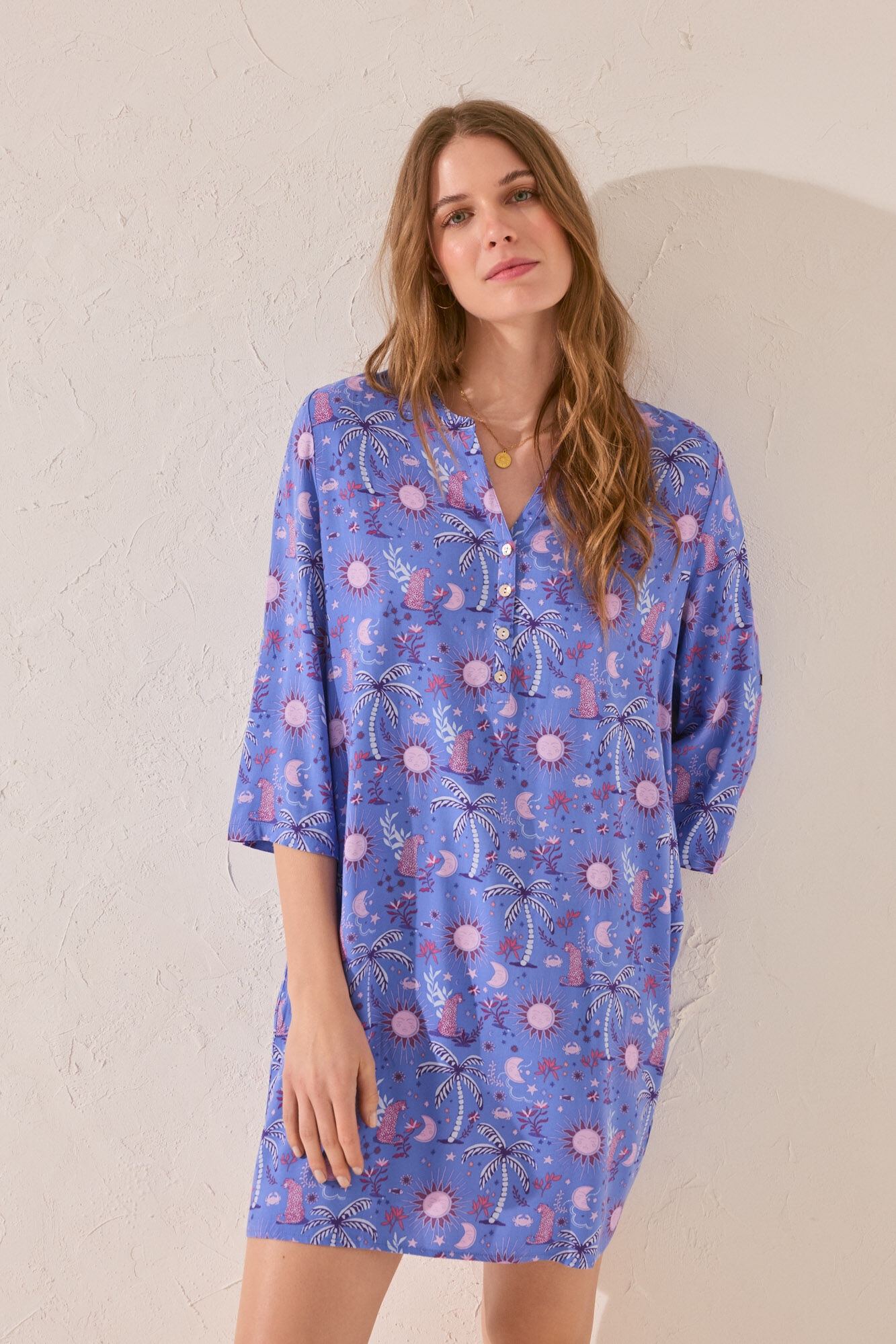 Women'secret Camisola estampado azul