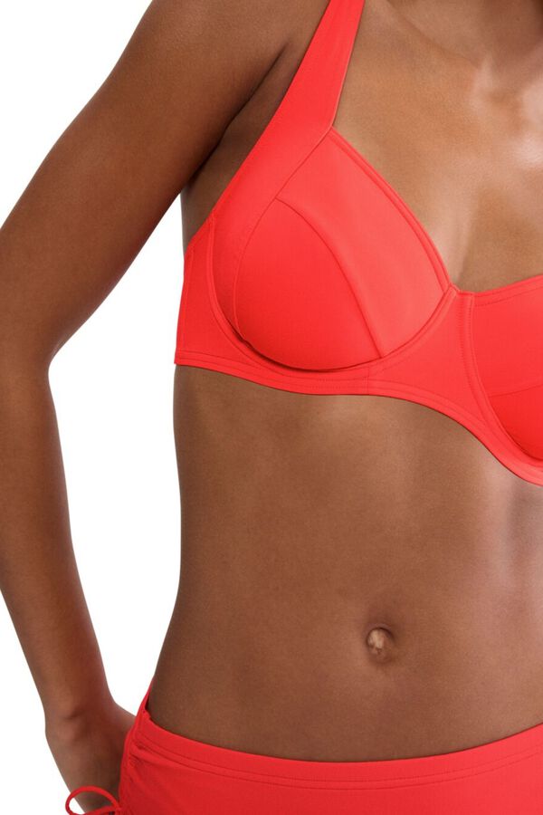 Triumph Top biqu&iacute;ni redutor balconette com aro vermelho