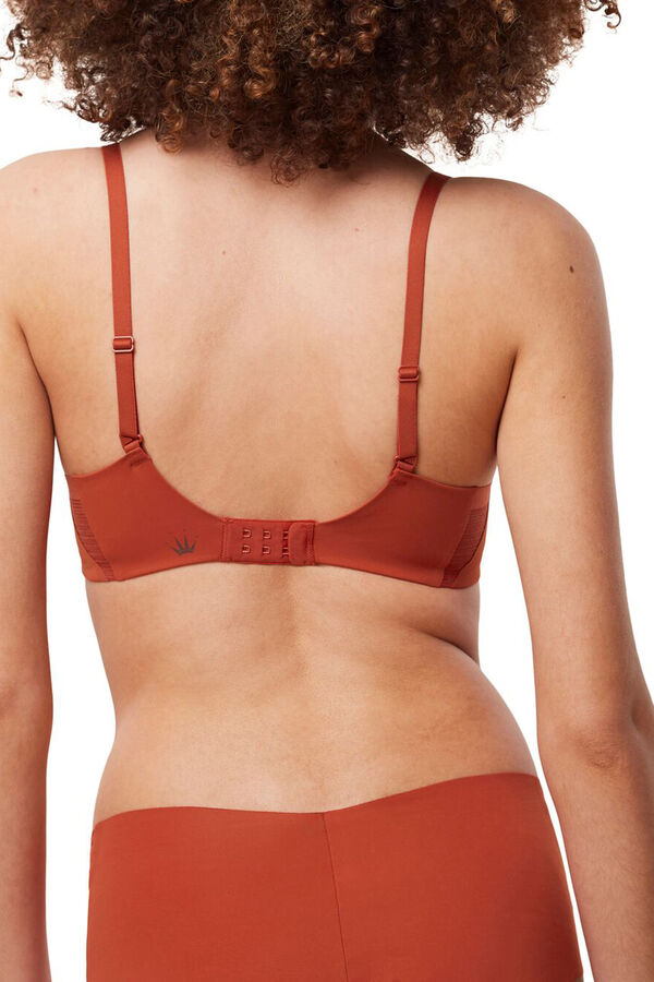 Triumph Soutien sem aro Flex Smart vermelho