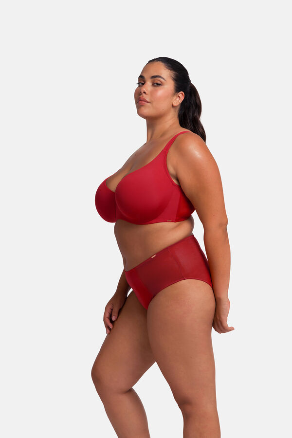 Dorina Culotte alta vermelho