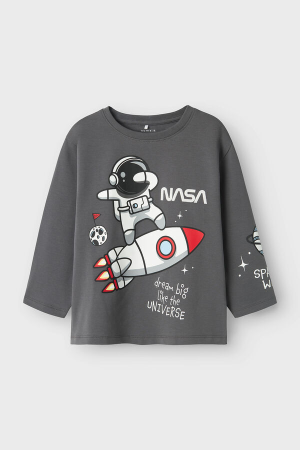 Name it Camiseta ni&ntilde;o NASA gris