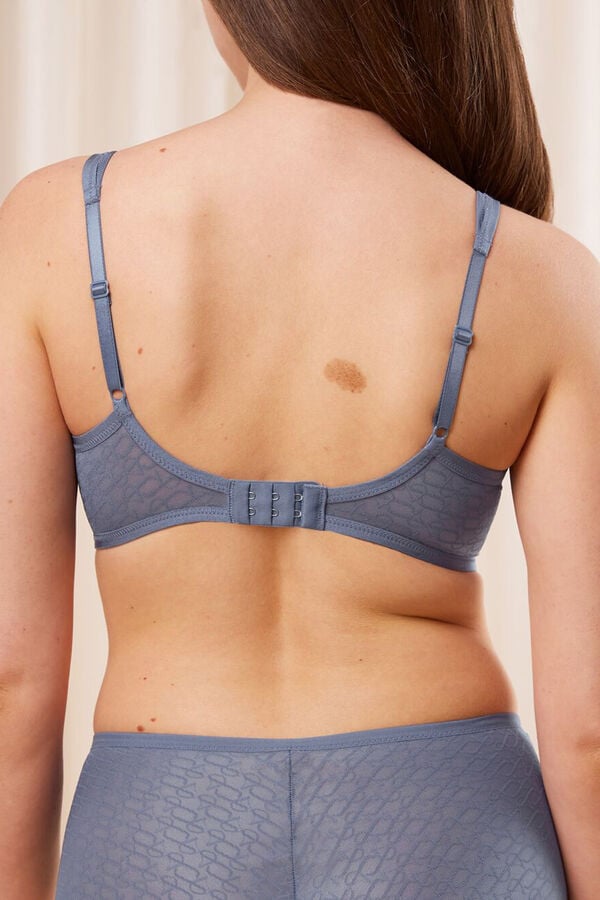 Triumph Suti&atilde; redutor Triumph Signature Sheer W01 EX azul