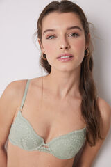 Women'secret Sujetador cl&aacute;sico BEAUTIFUL encaje verde verde