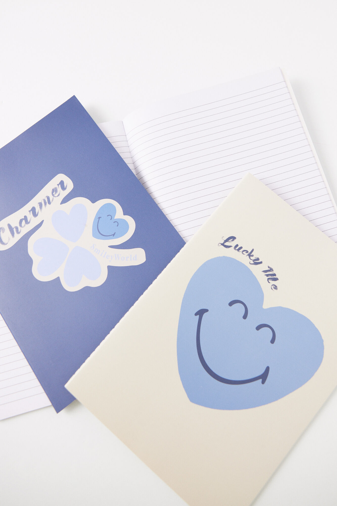 Women'secret Pack 3 libretas azules SmileyWorld&reg;