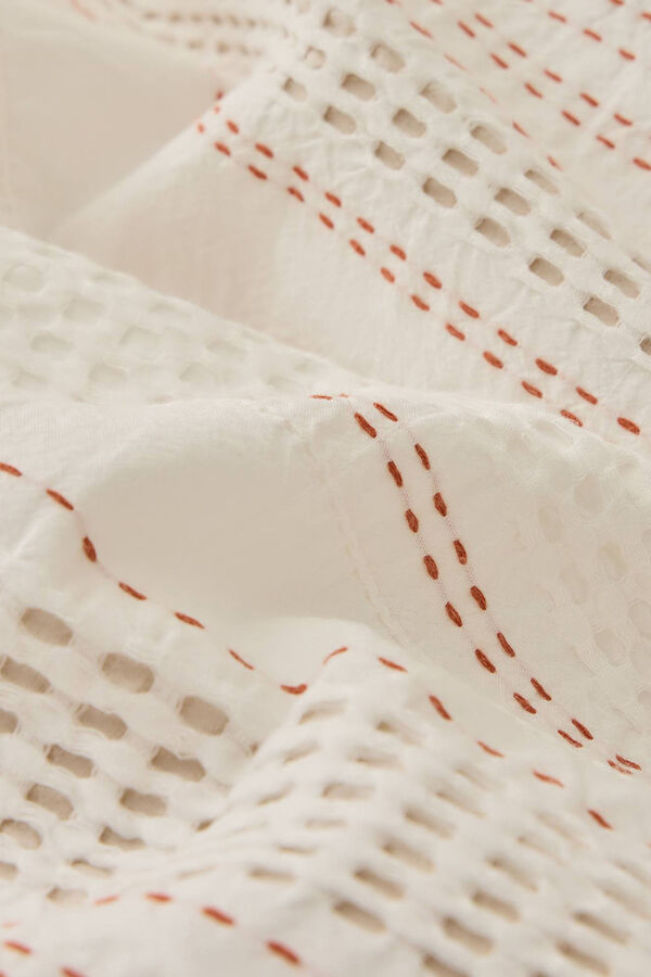 Textura Capa de edredom texturizada vermelho