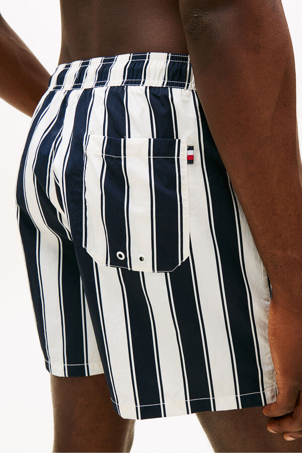 Tommy Hilfiger Ba&ntilde;ador hombre estampado rayas estampado