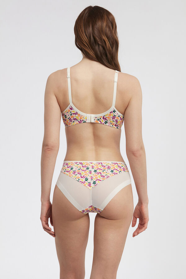 DIM Soutien com aro de grande capacidade Generous com tule branco