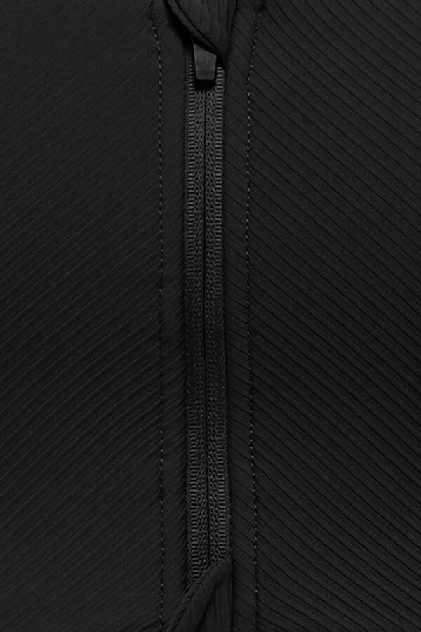 Only Play Soutien desportivo de suporte alto com fecho-&eacute;clair preto