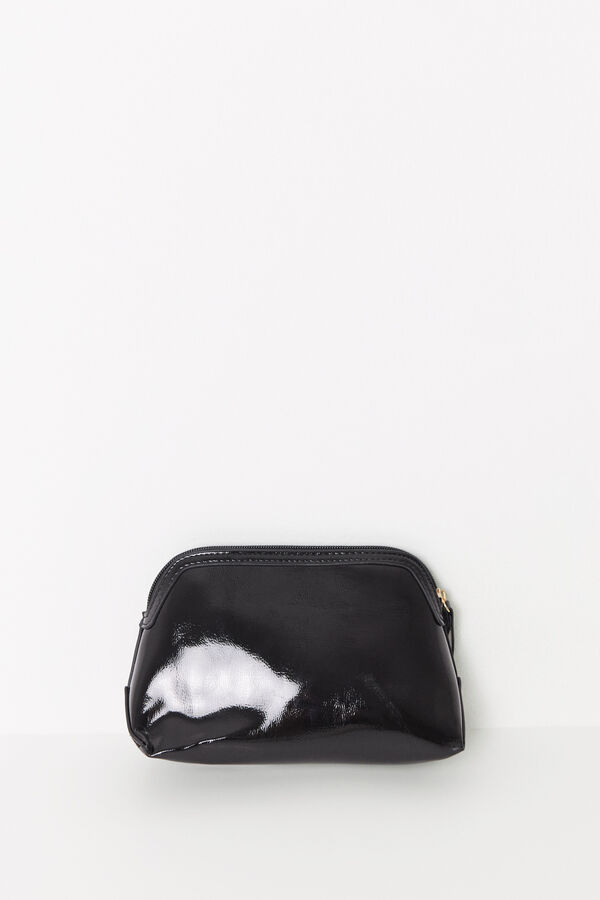 Women'secret Neceser peque&ntilde;o charol negro  negro