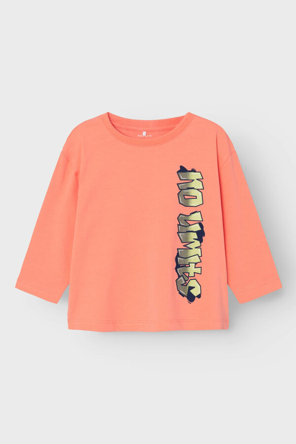 Name it Camiseta masculina 'Sem limites' rosa