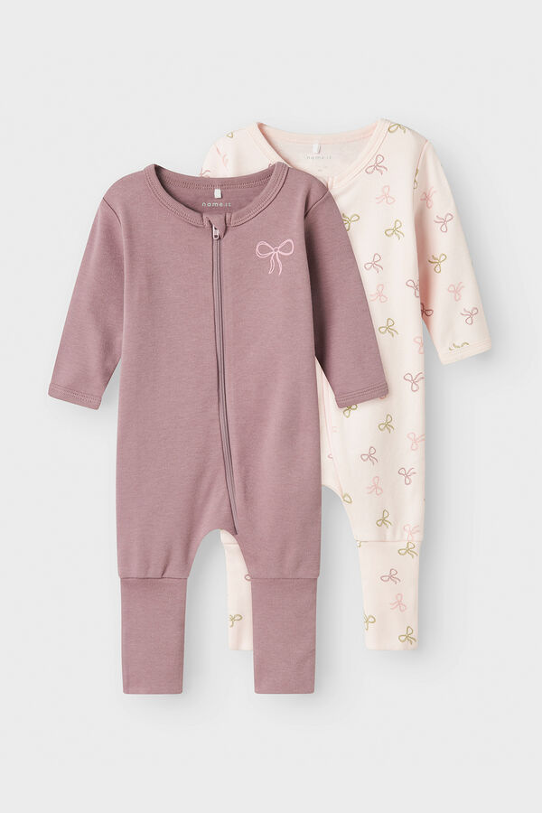 Name it Set de pijamas de bebe morado/lila
