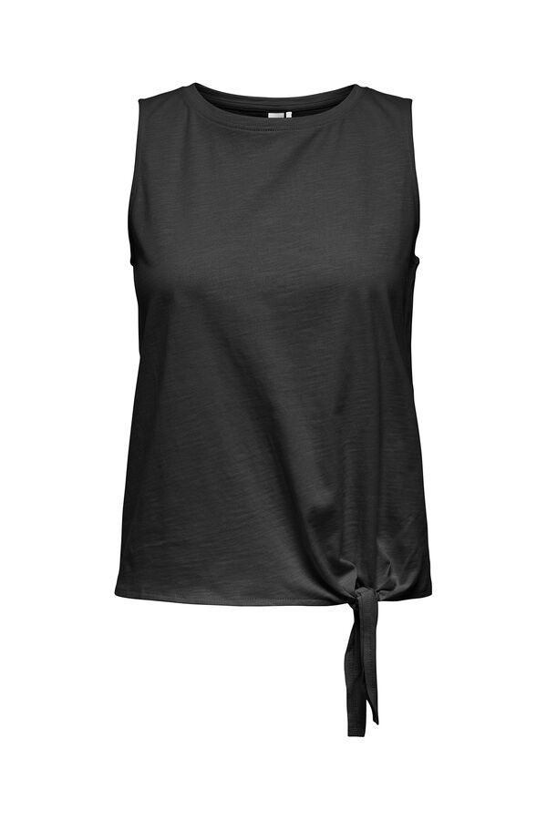 Only Play T-shirt de al&ccedil;as preto