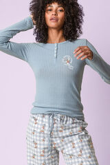 Admas Daisy voc&ecirc; &eacute; linda pijama feminino azul