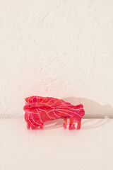 Women'secret Grampo de cabelo em formato de peixe vermelho borgonha