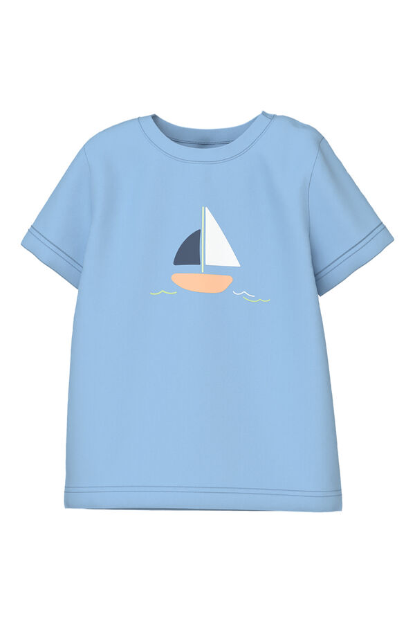 Name it T-shirt de manga curta de beb&eacute; azul