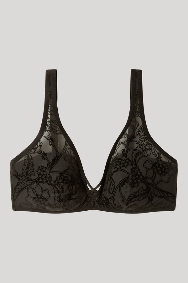 Gisela Non-wired bra preto