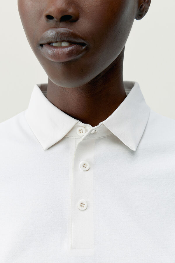 Born Living Yoga Camiseta Polo Aberta bege