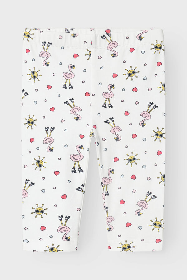 Name it Legging menina flamencos branco