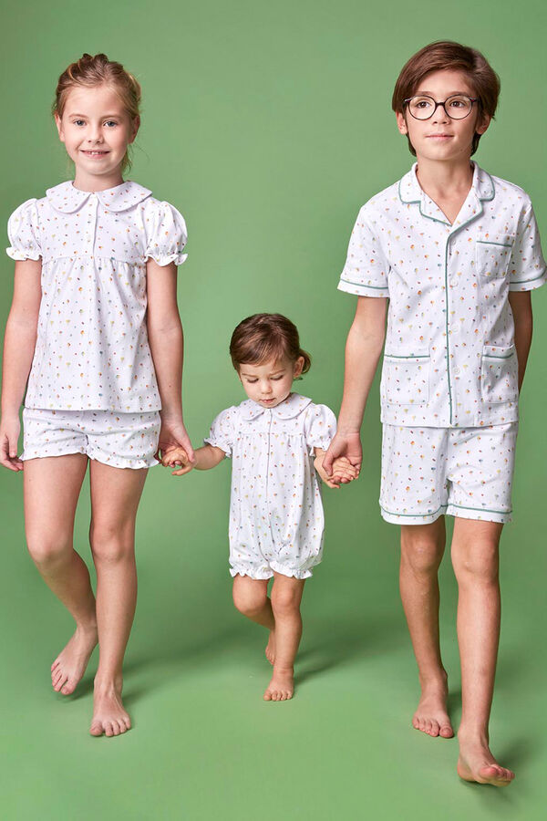 Gocco Pijama estampado helados blanco blanco